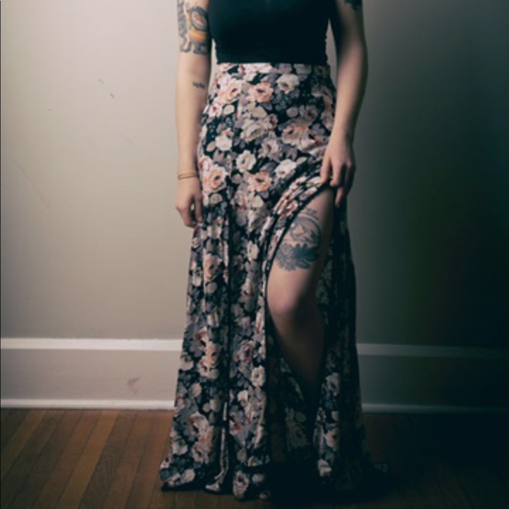 Cotton Candy Brand Flowy, Floral Skirt